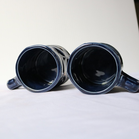 Set of 2 Levi Strauss Blue Jean Coffee Tea Mugs Collectible Denim Cozy - Picture 5 of 7